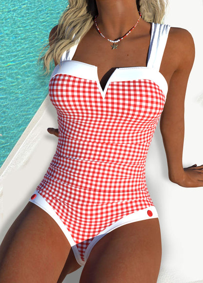 Mid Waisted Tummy Control Tankini Set